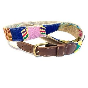 A Tail We Could Wag Unisex Multicolored Woven Belt